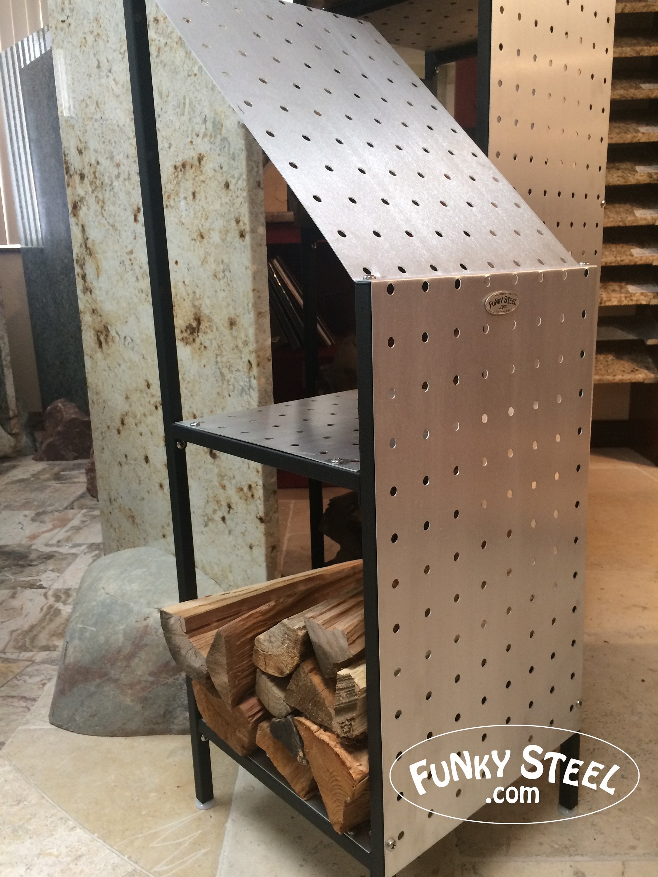 Funky Wood - Firewood Storage Rack - Etsy