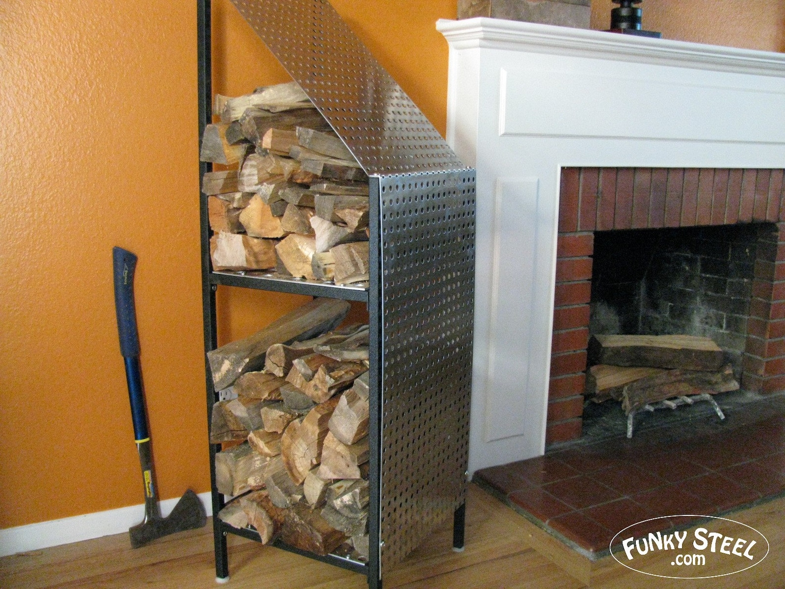 Funky Wood Firewood Storage Rack - Etsy