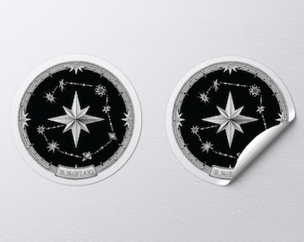 Star, Light (STAY) Round Vinyl Sticker | 2x2"