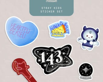 Stray Kids Sticker Pack | Vinyl Fandom Stickers