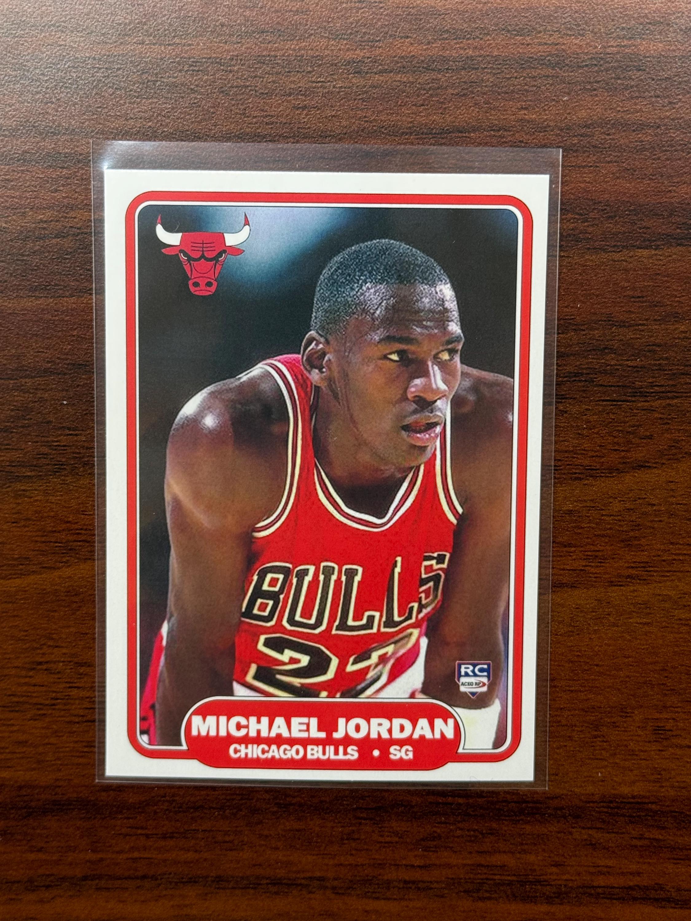 Michael Jordan 1985 star rookie card in mint condition