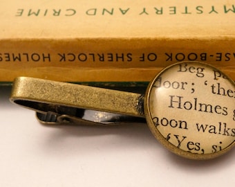Sherlock Holmes 'Holmes' vintage literary tie clip
