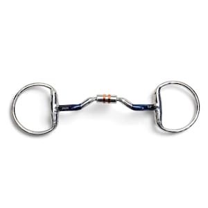 Zenuma Eggbutt Low Port Harmony Roller Sweet Iron Snaffle Bit