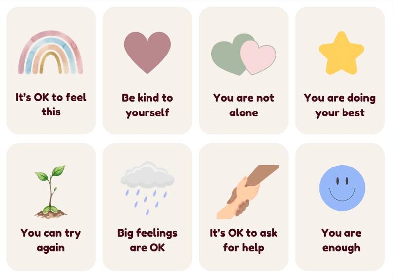 Kids Calm & Coping Cards | Printable Anxiety Support for Children ...