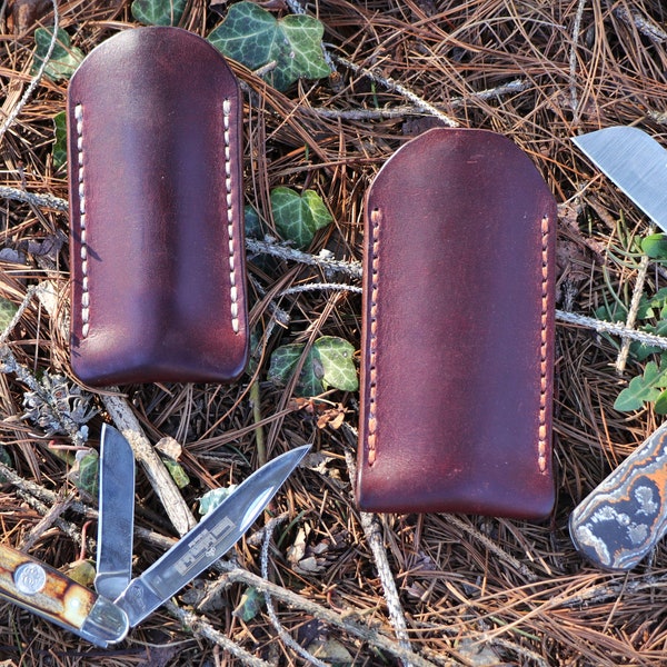 Leather Knife Slips Custom Sizes Made To Order