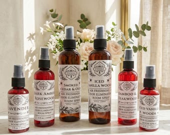 Fragrance Room Spray - Air Freshening & Odor Eliminating | Phthalate-Free, Solvent-Free Home Fragrance