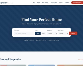 不動産・物件関連ブランド向けShopifyテーマ｜プロフェッショナルで洗練されたデザイン｜即時ダウンロード