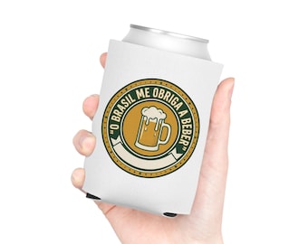 O Brasil Me Obriga A Beber Can Cooler / manica della birra brasiliana / cerveja Brasileira / Copa do Mundo