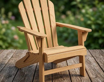 Adirondack Stuhl-Pläne PDF | DIY Outdoor Liegestuhl Holzbearbeitung Blueprint