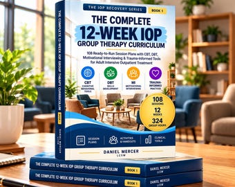 12-wöchiges IOP-Gruppentherapie-Curriculum (PDF) | 108 Leitfäden für Kursleiter in intensiven ambulanten Suchtbehandlungsprogrammen