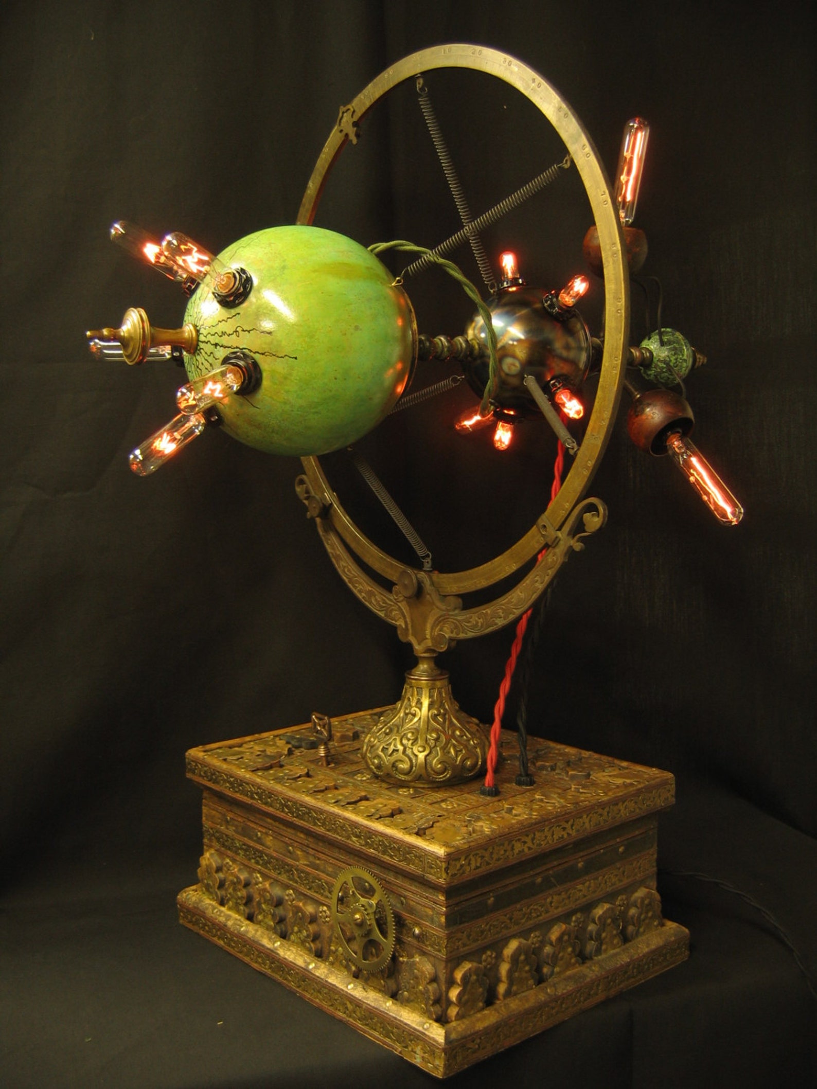 Diabolical Box 125 The Elegant Machine Mad Scientist Steampunk Etsy