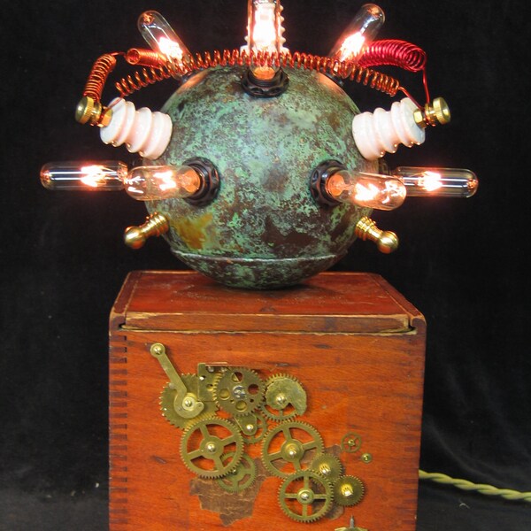 Diabolical Box 26 Steampunk Mad Scientist "Head Shot"