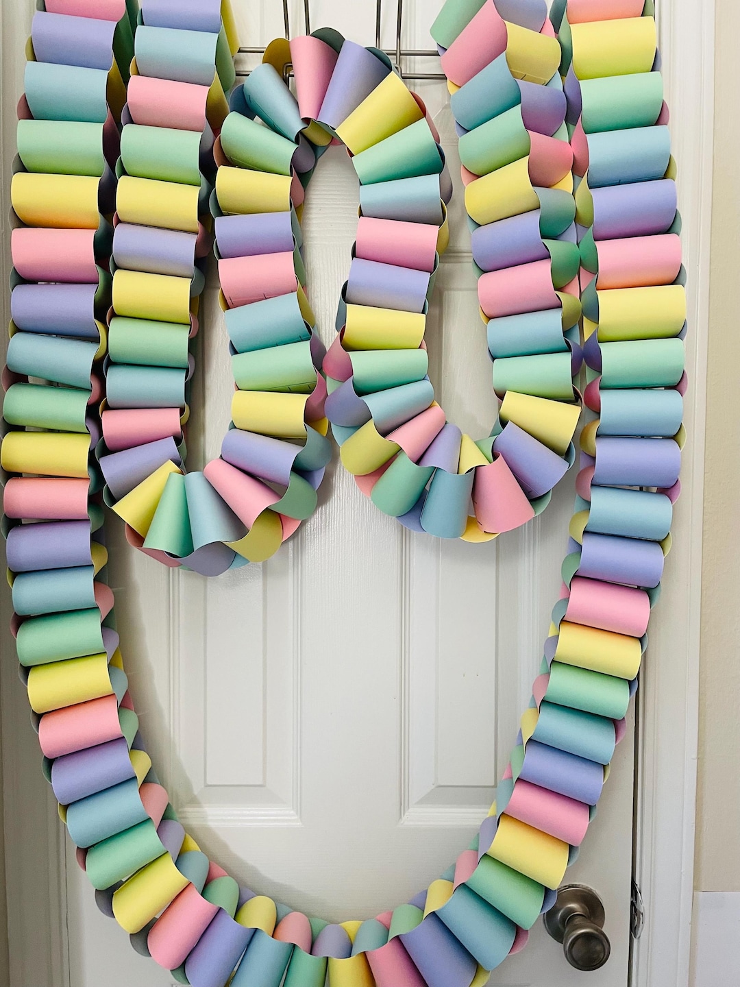 Paper Chain Garland Fish Tutorial 6ft Paper Chain/garland - Set of 2 - 12ft Total!! - Etsy
