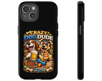Crazy Dog Dude Phone Case