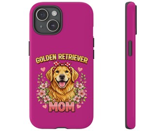 Golden Retriever Mom phone case