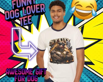 Stud Dog Shirt, Funny Dog Shirt, Alpha Dog Tee, Muscular Dog Graphic Shirt, Dog Lover Gift, Bold Dog Design T-Shirt