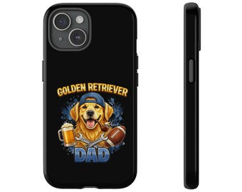Golden Retriever Dad phone case