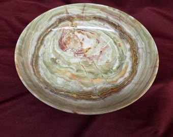Bowl 14 Inch Onyx Stone- Made in Pakistan-