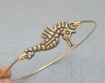 Seahorse Bangle Bracelet Style 3