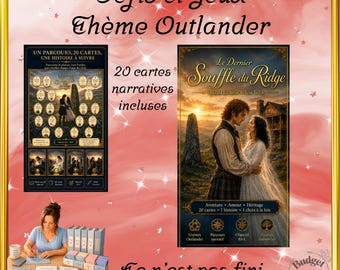 Desafío de ahorro de Outlander: juego de presupuesto físico - 20 tarjetas ilustradas