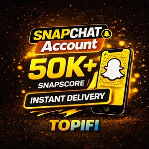 Cuenta de Snapchat con más de 50.000 puntos / Entrega garantizada en 24 horas / Soporte completo y seguridad