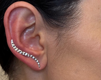 Minimalistische zilveren oorbellen – Strakke alledaagse trendsieraden