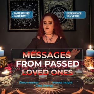 Wiadomości od bliskiej osoby Czytanie Tarota, Duchowe Poradnictwo, Wgląd w mediumizm