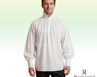 Regency Shirt & Cravat Set – 18th Century Historical Costume, vintage style shirt