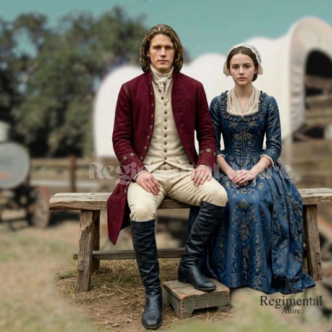 Handmade 18th Century Wool Coat & Breeches: Colonial Reenactment ...