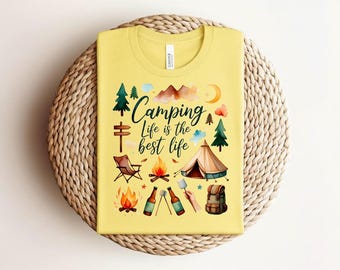 Camping life is the best life shirt,Camping Shirt,Nature Lover Gift,Camper Shirt