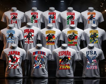 2026 Soccer Fan Shirt,International Game Day Tees,International Football Tournament Fan Gift,World Soccer 2026 Tee
