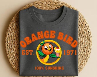 Orange Bird Sunshine Tee, Retro Epcot Florida Theme Park Shirt