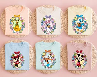 Mickey And Friends Shirt, Donald Goofy Pluto Minnie Daisy Shirt,Disney All Characters Shirt,Disney Family Vacation Shirt