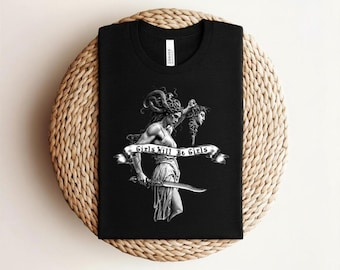 Medusa Shirt, Girls Will Be Girls Feminist Tee, Mythical Empowerment Graphic Shirt, Women's Rights Shirt, Bold Gift Tee