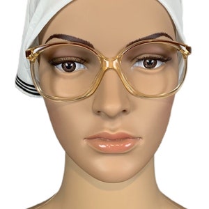 Martin Wells | Vintage 1950's | Linda MK | Semi Transparent | Cellidor Glasses | Prescription Frame | No Lens | FREE Shipping
