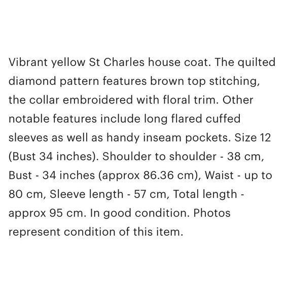 House Coat | 1970's Vintage | St Charles | Long S… - image 2
