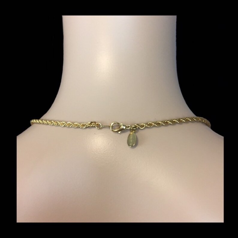 Oroton Set Vintage 1980's Gold Plated Rope Chain Etsy