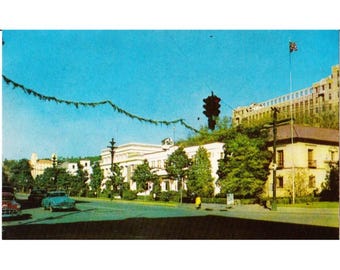 Vintage Million Dollar Bathhouse Postcard, Hot Springs National Park