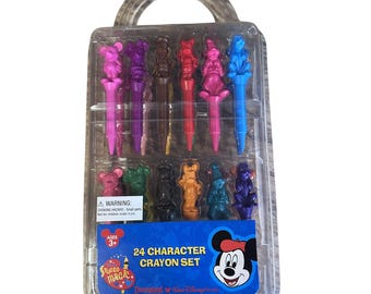 Vintage Disney Musse Pigg och vänner figur 24 delar kritset förseglad
