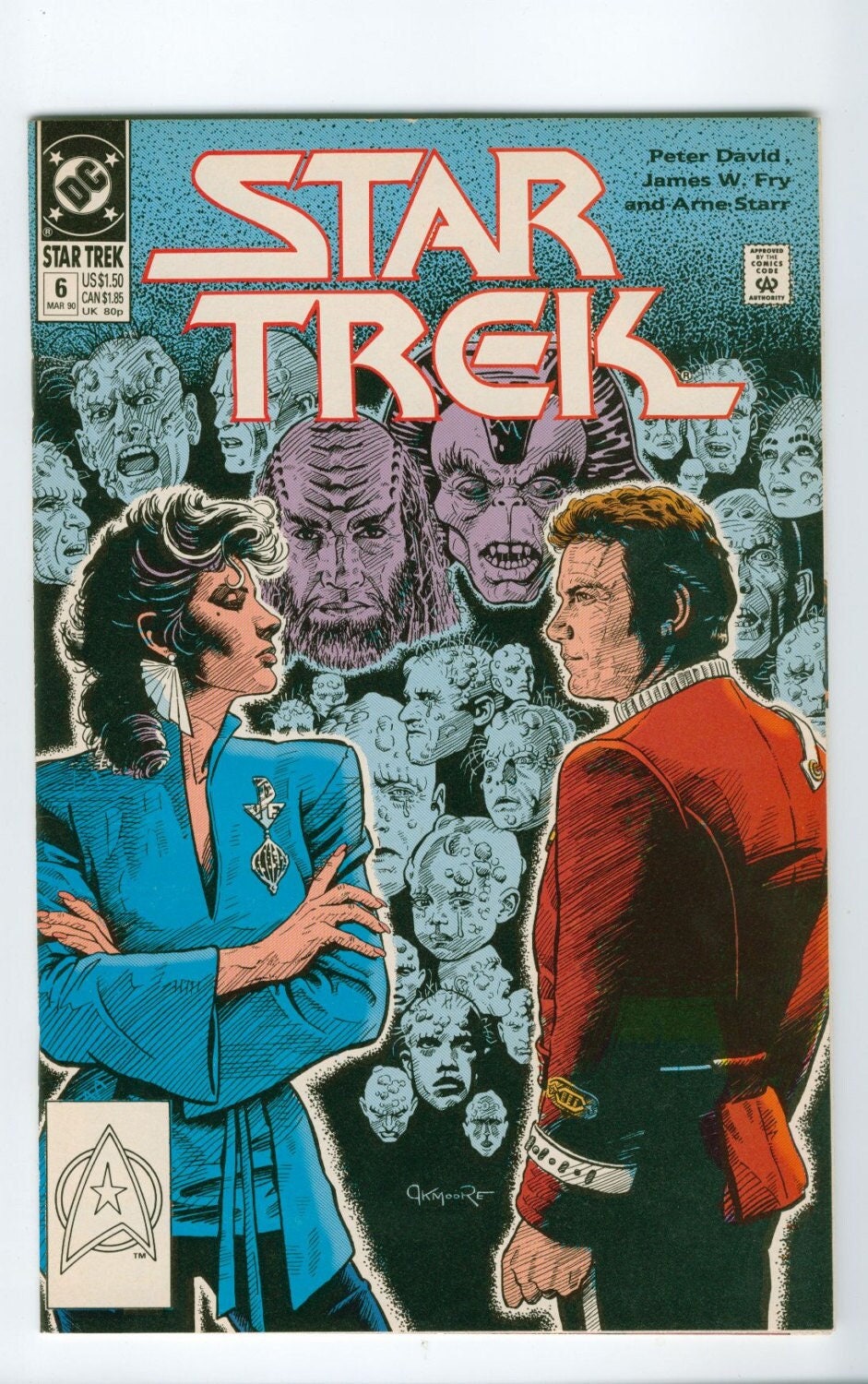 Qu Appelle T On Un Comics Aux Etats Unis Star Trek Comic Book Star Trek Original Series Numéro 6 - Etsy France