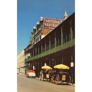 Postkarte Antoine's Restaurant, New Orleans, Louisiana verchromt Unposted