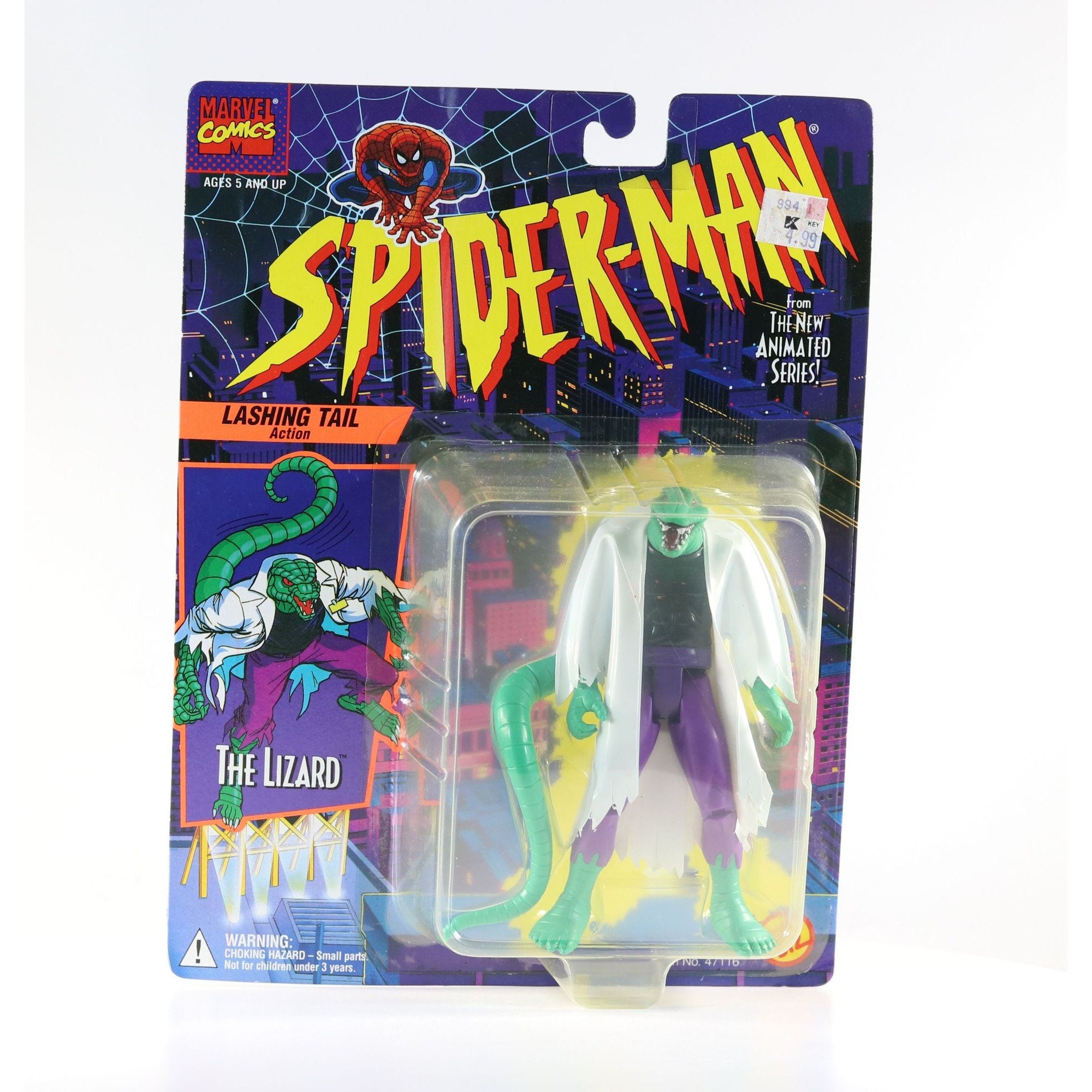 ultimate spider man lizard figure