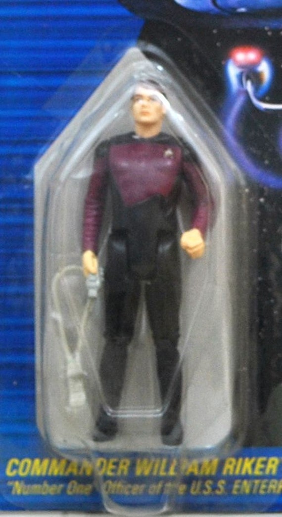 Star Trek Next Generation commandant Riker comme malcorian 5/" Figure 1994 Playmates