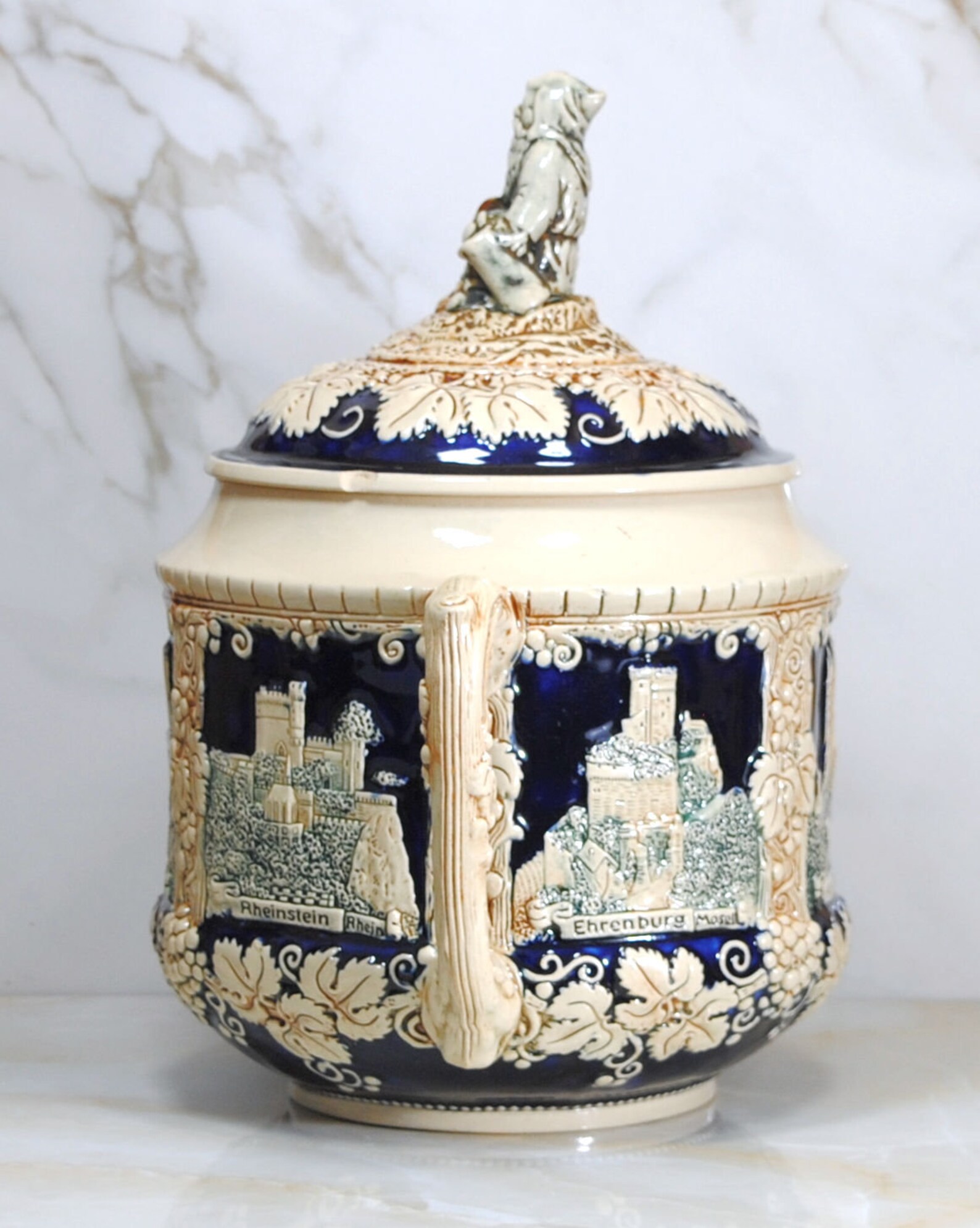 Vintage German Punch Bowl / Tureen by Marzi and Remy German Etsy