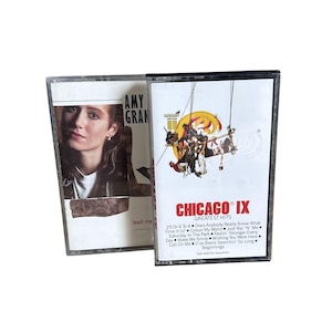 Vintage Cassette Tapes Lead Me On av Amy Grant & Chicago IX Greatest Hits