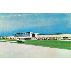 Cartão postal Alamo Plaza Motels, Shreveport, LA. Vintage Chrome Unposted 1939-1970s
