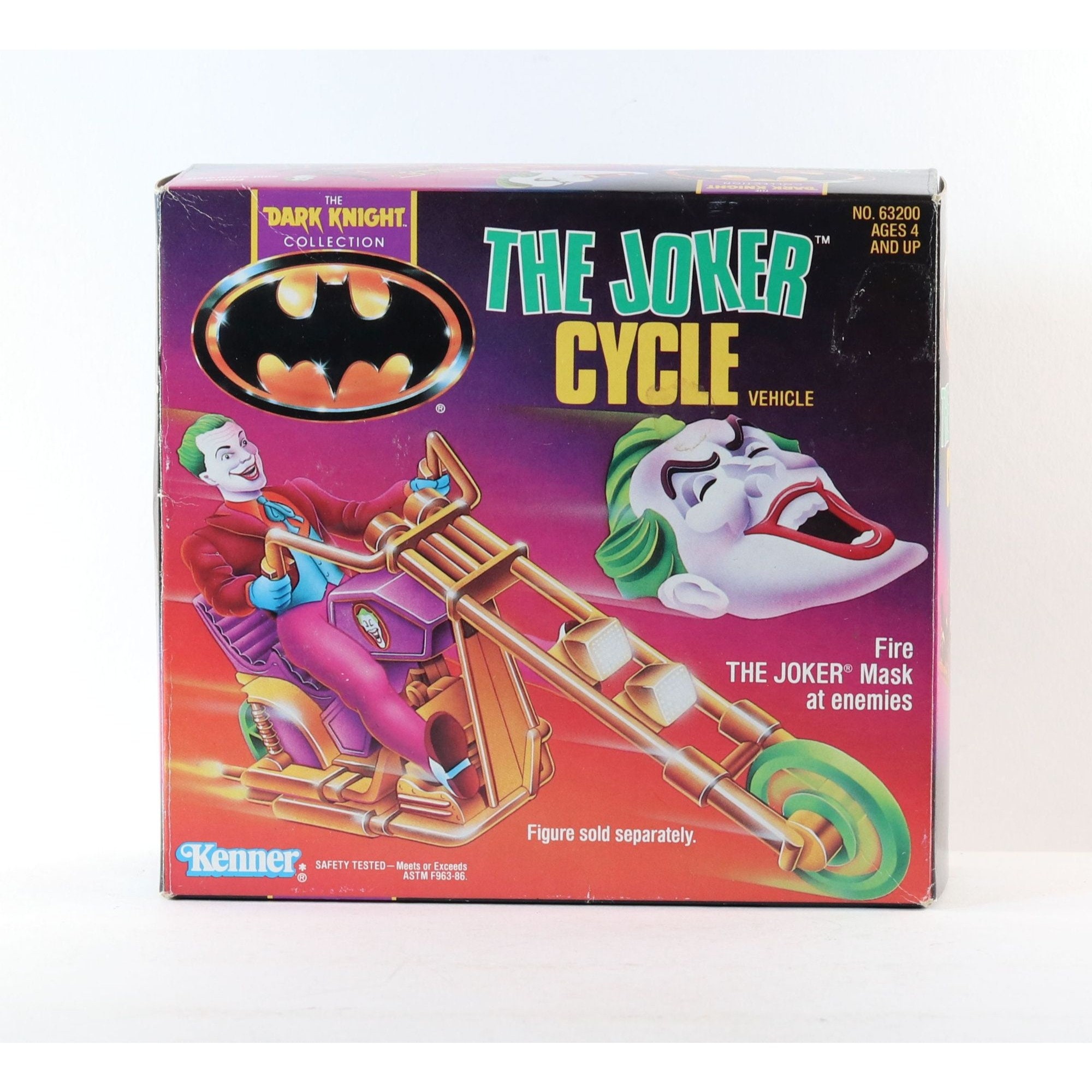 The Joker Cycle 1990 Kenner Batman the Dark Knight Collection - Etsy