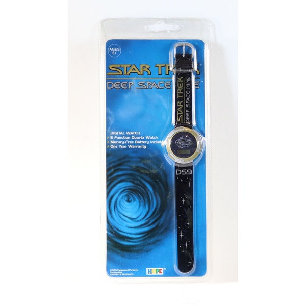 Star Trek Deep Space Nine DS9 Digital Watch 1993 Hope Industries