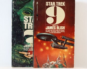 Star Trek 7 & Star Trek 9 Star Trek The Original Series Books Set of 2 GC PB