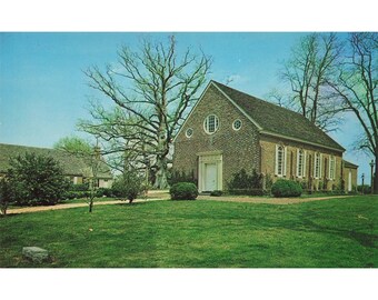 Postkarte Wye Church, Wye Mills, Maryland Vintage Chrom Unposted 1939-1970s